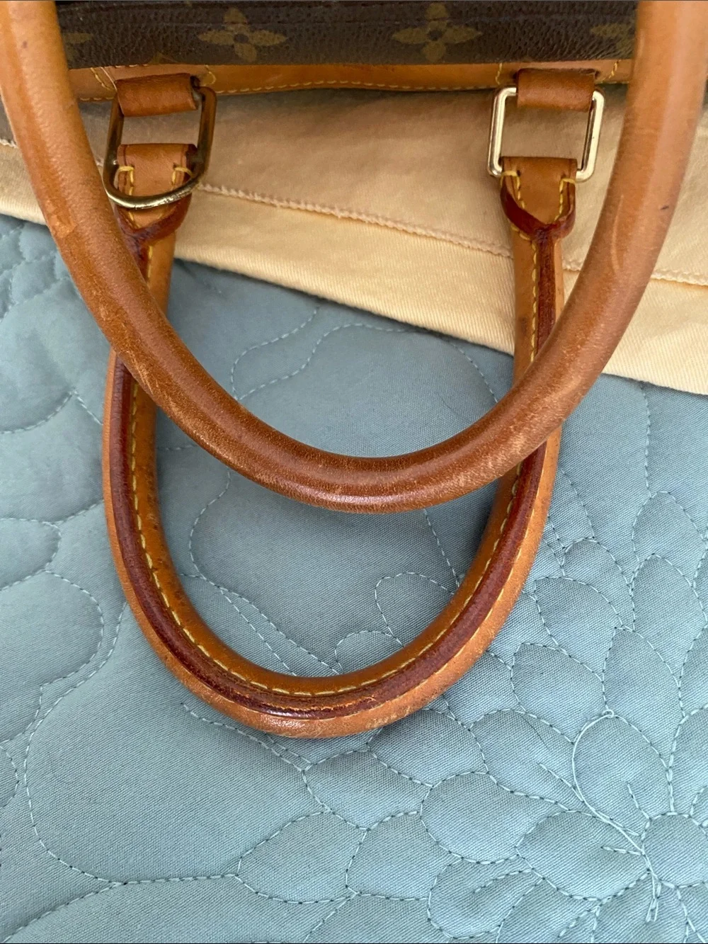 Louis Vuitton Monogram Deauville  with Vachetta Trim